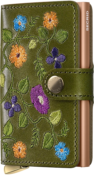 Premium Miniwallet+ Stitch Floral